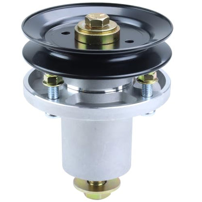 601804 Spindle with 604665 Pulley for Hustler Raptor SD 48" Decks - size: 1x601804D