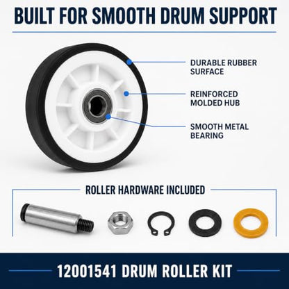 MDE9700AYW MDE7600AYW MDE5500AYW MDE6800AYW MDE6460AYW, 12001541 Dryer Repair Kit Compatible with Maytag & Kenmore Dryers – Includes 306508, WP6-3700340 and WP33002535