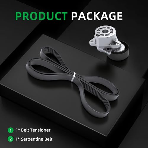 Belt Tensioner and Serpentine Belt Kit #38284 6PK2235 90K-38284B - size: for Altima 2007-2013