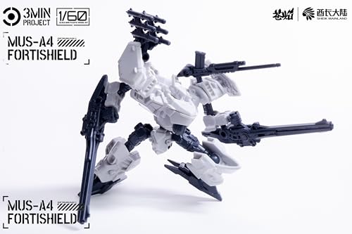 Sheik Mainland 1/60 Scale 3MIN Ventus Vector Whit Model Kit 3PCS - color: Ventus Vector White