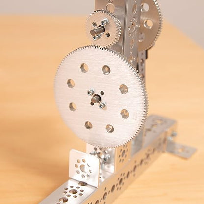 Pitsco Education TETRIX MAX Aluminum 120-Tooth Gear, Robotics Building Elements, Spare Parts for Robotics and Vehicles, 97.3 mm Outside Diameter, Package of 1