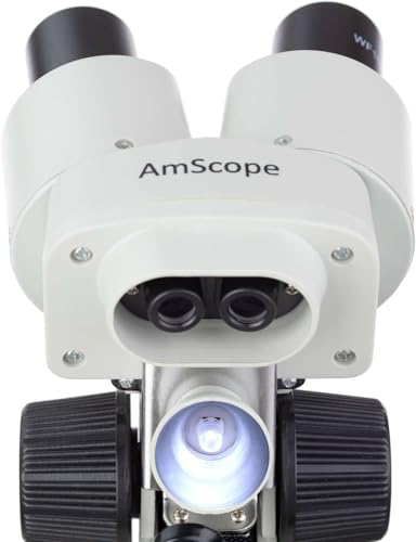AmScope SE100-X-LED 20X Battery Powered Binocular Stereo Dissecting