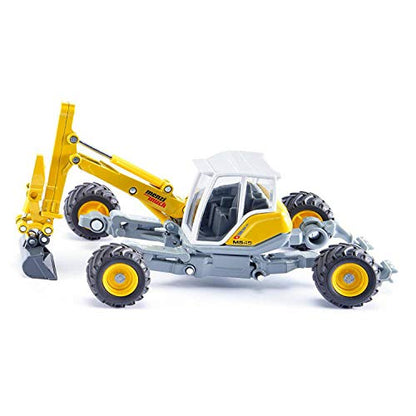 siku 3548, Menzi Muck Walking Excavator, 1:50, Metal/Plastic, Yellow, Adjustable Chassis - style: Menzi Muck walking excavator
