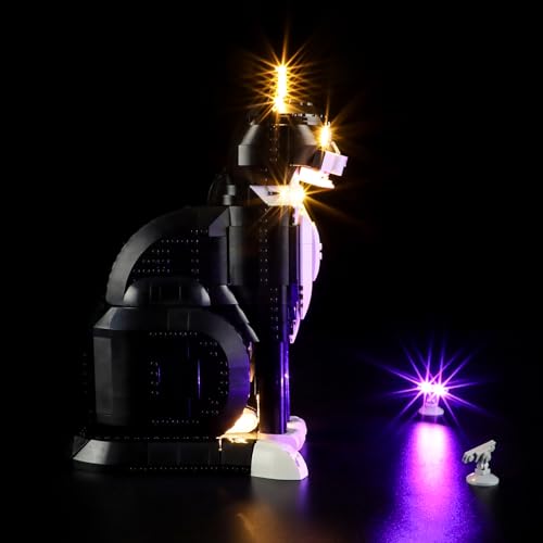 LIGHTAILING Light for Lego-21349 Tuxedo Cat - Led Lighting Kit Compatible with Lego Building Blocks Model - NOT Included The Model Set - style: (Only Light) 21349 Tuxedo Cat(Color Edition）