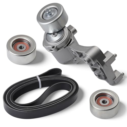 Serpentine Belt Tensioner Idler Pulley Kit #38410 49424 - size: for ES350/Avalon/Camry 2005-2012