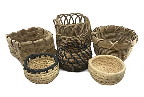 Traditional Craft Kits Beginner Basket Weaving Kit Set of 6