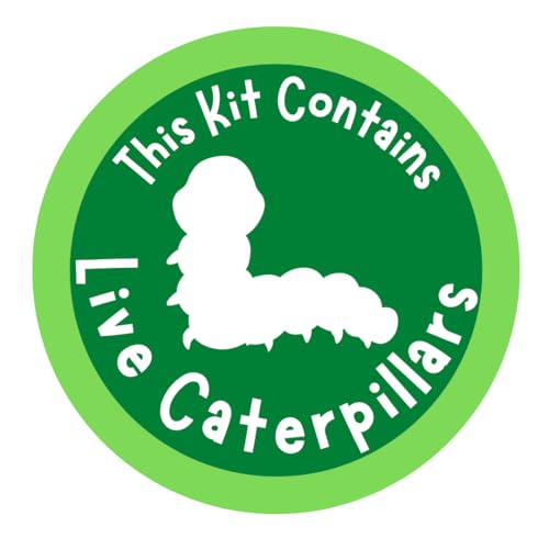 Insect Lore Butterfly Garden with Live Cup of Caterpillars | English and Spanish STEM Activity Journals | 5 Painted Lady Butterfly Baby Caterpillars and Mesh Habitat - style: 1 Cup