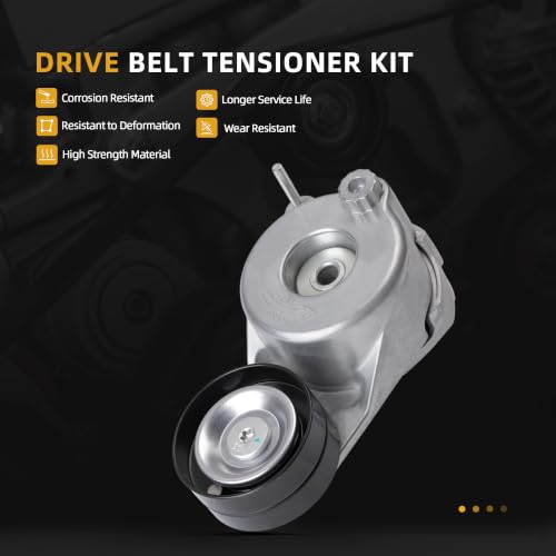 Serpentine Belt Tensioner Idler Pulley Kit #39081 36375 - size: 2007-2022 for Sprinter/ML350/E320