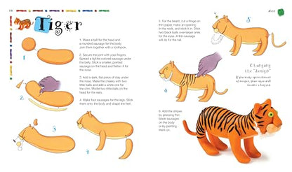 Modeling Clay with 3 Basic Shapes: 40+ Step-by-Step Clay Animals for Kids and Beginners