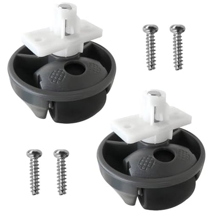 Universal Front Caster Wheel Replacement Kit - Dual Pack Compatible for Roborock Series Including S7/S7+/Q5/Q7 Max