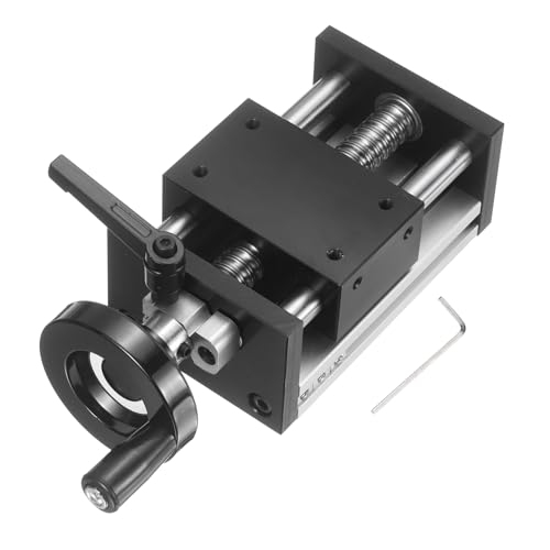 uxcell 100mm Effective Stroke Length Manual Sliding Table - size: 100mm