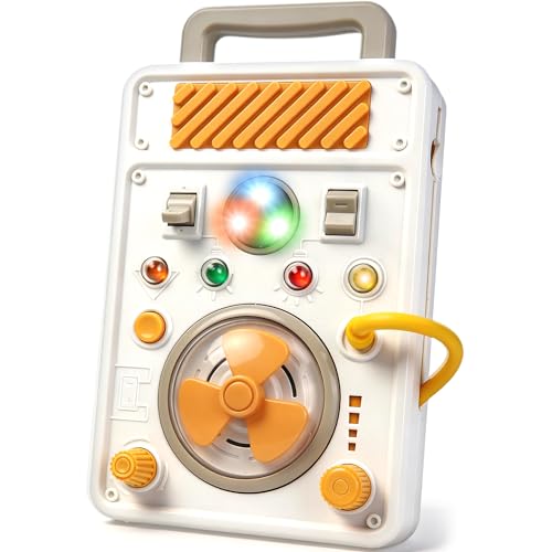 UIIOPJIOM Montessori Toy Busy Board for 1 Year Old, Airplane Essential Travel Toys Roadtrip Activities for Toddler Boy Toy Educational Learning Activity Sensory Board for Toddler 1 2 3 Girl Gift
