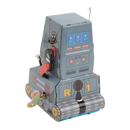 Toy Robot Toy Retro Tinplate Clockwork Mechanical Robot Robot Collectable Touet for Children Adults Christmas Birthday Photography Prop Home Decoration