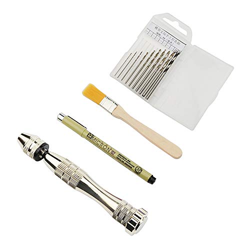 Professional 28 PCS Model Tools Kit Modeler Basic Tools Craft Set Hobby Building Tools Kit for Gundam Car Model Building Repairing and Fixing(O)