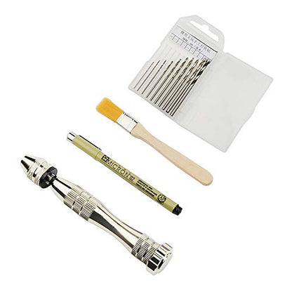 Professional 28 PCS Model Tools Kit Modeler Basic Tools Craft Set Hobby Building Tools Kit for Gundam Car Model Building Repairing and Fixing(O)