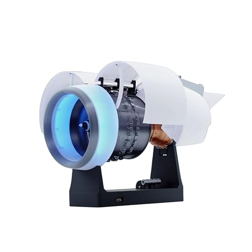 TR-900 Large Scale Turbofan Engine Building Kit High Complexity Abundant Parts Hyper Realistic Assembly Gift for Aerospace Enthusiasts Kids Adults (DIY KIT-Prime) - style: Complete TR900 DIY KIT