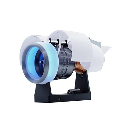 TR-900 Large Scale Turbofan Engine Building Kit High Complexity Abundant Parts Hyper Realistic Assembly Gift for Aerospace Enthusiasts Kids Adults (DIY KIT-Prime) - style: Complete TR900 DIY KIT