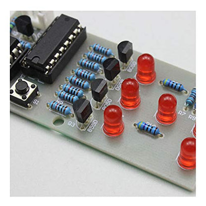 KOOBOOK 2Sets Electronic Dice Board Kit LED Circuit DIY Kit for Electronic Learning