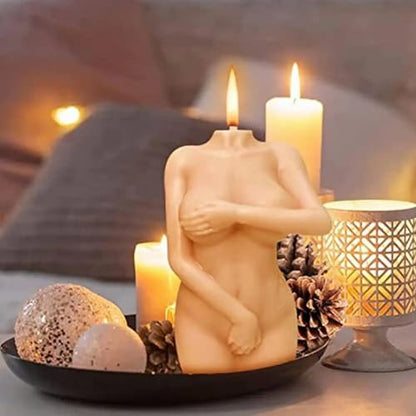 Candle Molds - Silicone Mold for Candles Making, DIY 3D Moulds for Soy Wax, Beeswax, Scented Candle, Valentine's Day Gifts (People) - color: People