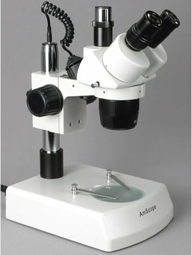 AmScope SW-2T24Z Trinocular Stereo Microscope, 20X/40X/80X Magnification - style: SW-2T24Z