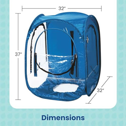 WeatherPod® ChairPod™ 1-Person Wearable Upper Body Pop-Up Pod - color: Royal Blue