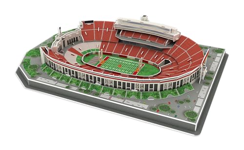 Pro Lion 3D Jigsaw Puzzle of Los Angeles Memorial Coliseum - 136 Pieces | 2 Hour Build Time | Home of USC Football Team | American College Football Gifts for Boys, Men & Kids Aged 8 & Up | Sports Fans - color: Home of Usc Football Team