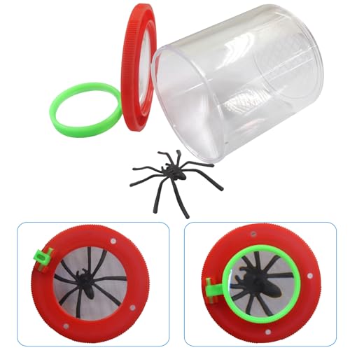Bug Viewer, 4Pcs Magnifying Insect Box Bug Cage Bug Jar