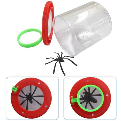 Bug Viewer, 4Pcs Magnifying Insect Box Bug Cage Bug Jar