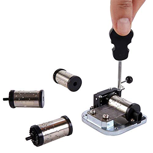 Kikkerland DIY Build Your Own Hand Crank Music Box Mechanical Movement Tool Kit, Custom Songs, Gifts for Music Lovers - style: Make Your Own