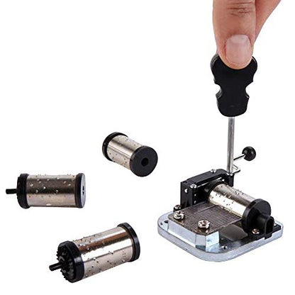 Kikkerland DIY Build Your Own Hand Crank Music Box Mechanical Movement Tool Kit, Custom Songs, Gifts for Music Lovers - style: Make Your Own