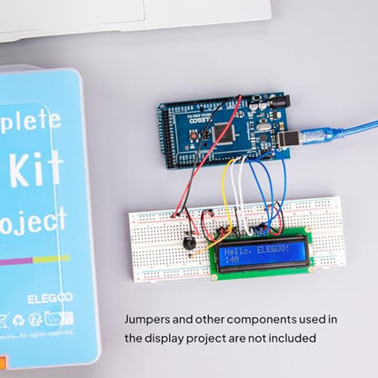 ELEGOO 4PC Solderless Breadboard Kit, 830 & 400 Tie Points Prototype Board - size: 2 PCS 830 Point + 2 PCS 400 Point