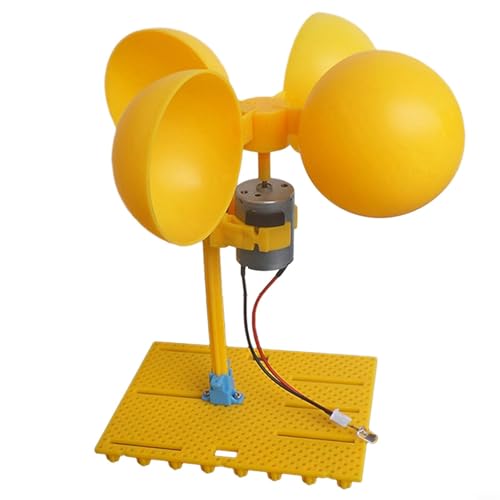 Wind Turbine Generator Kit With Brushless DC Motor And Tail For DIY Wind Power Learning, Educational Science Project ABS And Mental
