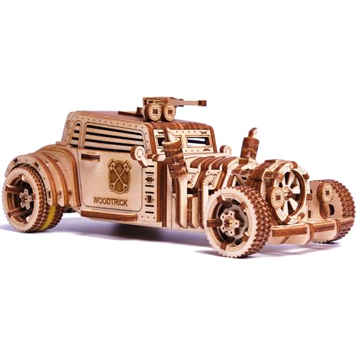 Wood Trick Apocalyptic Car 3D Wooden Puzzles for Adults to Build