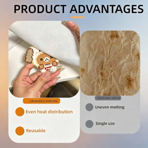 Reusable DIY Craft Ironing Cloth, Fiberglass Fuse Bead Iron Mat