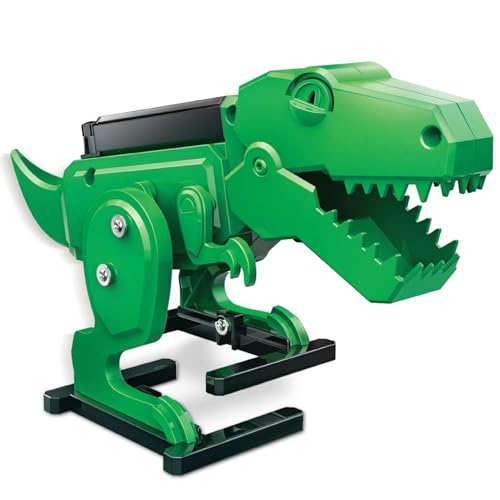 4M Tyrannosaurus Rex Robot Building Kit for Kids Ages 8-12 – Motorized Walking T-Rex with Moving Jaw, Blinking Eyes, Animated Forearms, Gear-Driven STEM Engineering Toy Gift
