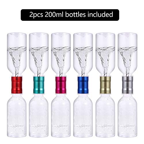 Tornado Maker, Weather Toys, Ultra-Light Aluminum Connecting Tube, Including 2 Empty Bottles, Watertight Tornado Toy, Suitable for Kids' Science Experiments (Green) - color: Green