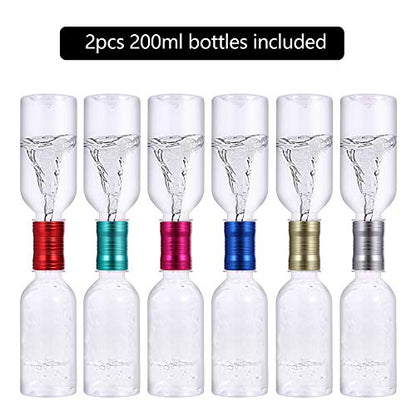 Tornado Maker, Weather Toys, Ultra-Light Aluminum Connecting Tube, Including 2 Empty Bottles, Watertight Tornado Toy, Suitable for Kids' Science Experiments (Green) - color: Green