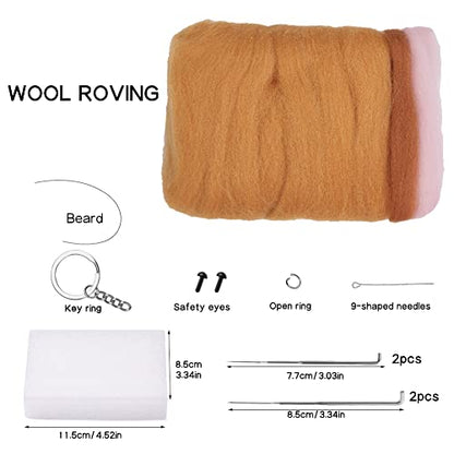QMNNMA Needle Felting Kit, Garfield Needle Felting Set with Instruction - size: Garfield