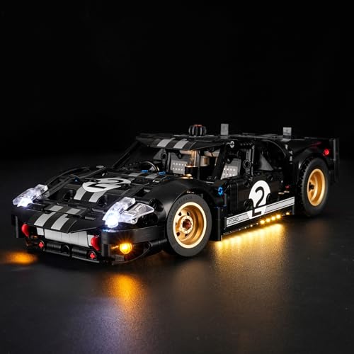LED Light for Lego Technic 1966 Ford GT40 MKII Race Car 42223 Set, Light Kit Compatible with Lego 42223 Building Blocks Model, Not Included The Model Set - style: 42223