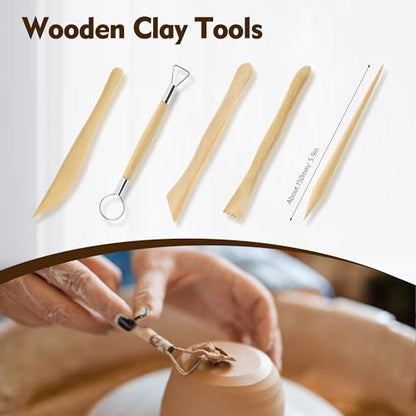32Pcs Clay Sculpting Tool Kit, Pottery Carving Tools