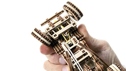 WOODEN.CITY Buggy 3D Wooden Puzzles for Adults – Build Your Own Buggy with Rubber‑Band Motor – Self‑Assembly Model, DIY Gift – Laser‑Cut Wooden 3D Model for Display and Home Décor