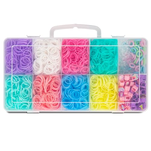 Rainbow Loom Pretty Pastels Beadmoji Bracelet Making Kit with Speed Loom