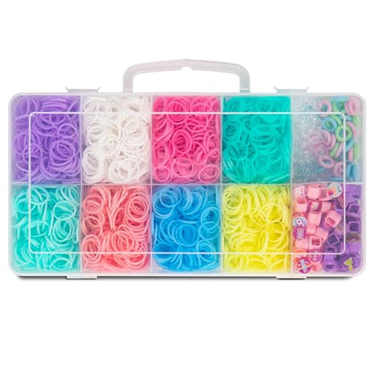 Rainbow Loom Pretty Pastels Beadmoji Bracelet Making Kit with Speed Loom