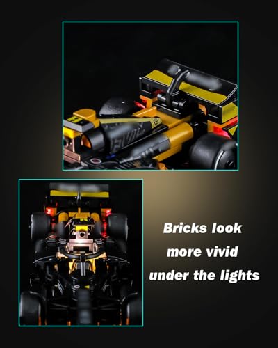 LED Light Kit for Lego 77252 APXGP Team Race-Car from F1 The Movie,Compatible with Lego 77252 Building Blocks Model