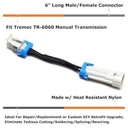iJDMTOY Direct Plug-N-Play Skip Shift Bypass CAGS Kit Compatible with Tremec TR-6060 Manual Transmission, Fit Corvette Camaro Firebird Trans-AM; Challenger Viper RAM SRT10, etc