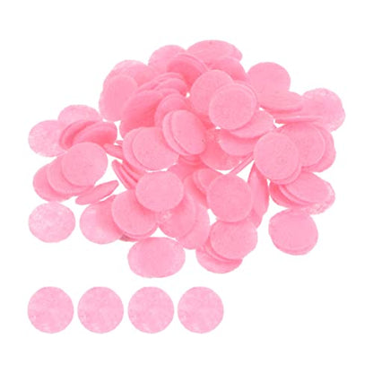 HARFINGTON 300pcs Round Felt Circles, 10mm 3/8" Pre Cut Felt Craft Pads Non-Woven Mini Felt Fabric Circles for DIY Sewing Handcraft Cut Projects Craft Finishing, Pink - color: Pink, size: 10mm