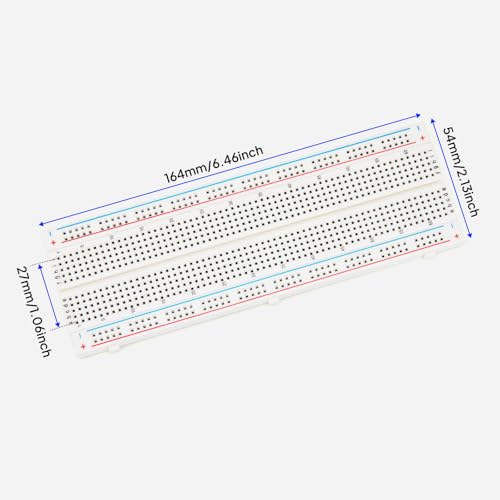 ELEGOO UNO R3 CH340C Board and 3PCS 830-Point Boards, for Breadboard Circuits, Prototyping, STEM Labs and Electronics Practice