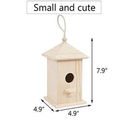 Wooden Birdhouse Creative Wooden Hanging Bird House