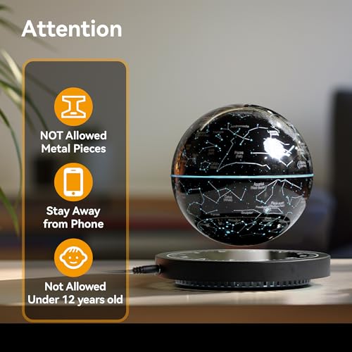 Magnetic Levitation Planet Constellation,Levitating Decor for Game Room