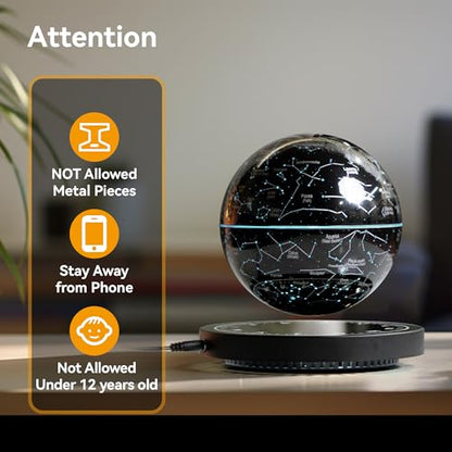 Magnetic Levitation Planet Constellation,Levitating Decor for Game Room